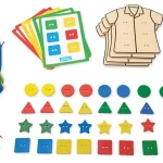 sy spil lær farver og former