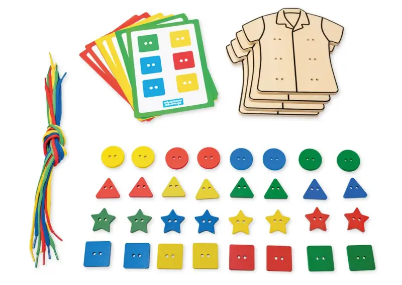 sy spil lær farver og former