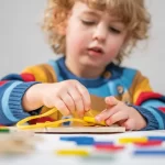 sy spil lær farver og former