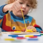 sy spil lær farver og former