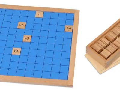 Hundredbrættet - Lær talrækken op til 100