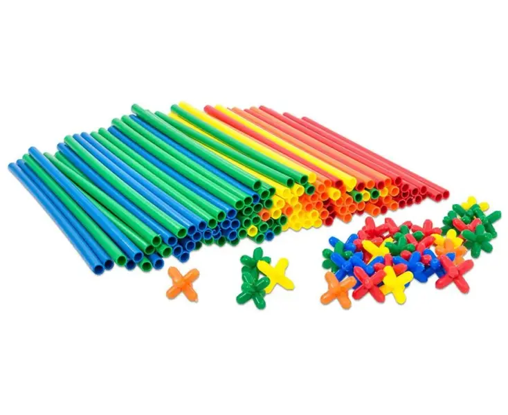 Byggesæt - 400 dele til kreativ leg og konstruktion