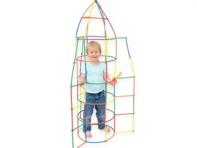 Byggesæt - 400 dele til kreativ leg og konstruktion