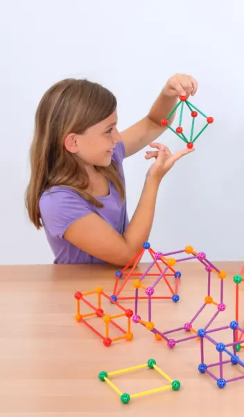 Geometrisæt til sjove og lærerige konstruktioner