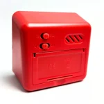 Lydløs timer i rød – et praktisk nedtællingsur til skole, hjem og køkken. Perfekt som time timer til opgaver, pligter og madlavning. CE-godkendt og robust design. Lille timer.