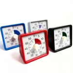 Lydløs timer i hvid – et praktisk nedtællingsur til skole, hjem og køkken. Perfekt som time timer til opgaver, pligter og madlavning. CE-godkendt og robust design. ADHD timer. Samling af vores store udvalg.