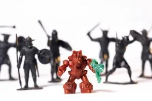 1980 er præget af tiltagende fantasi legetøj med meget vold og ødelæggelse, samt fascination af det overnaturlige.