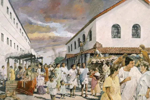 Livet i Rom og det romerske imperium. Historie undervisning.