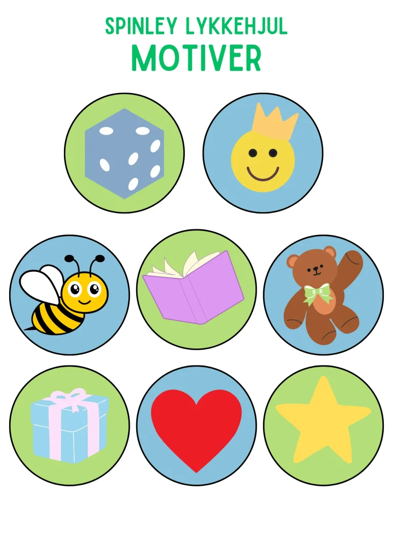 SPINLEY Lykkehjul Motiver