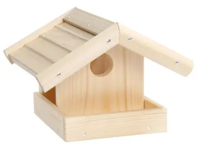 Fuglehus-byggesæt i massivt træ