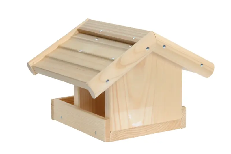 Fuglehus-byggesæt i massivt træ