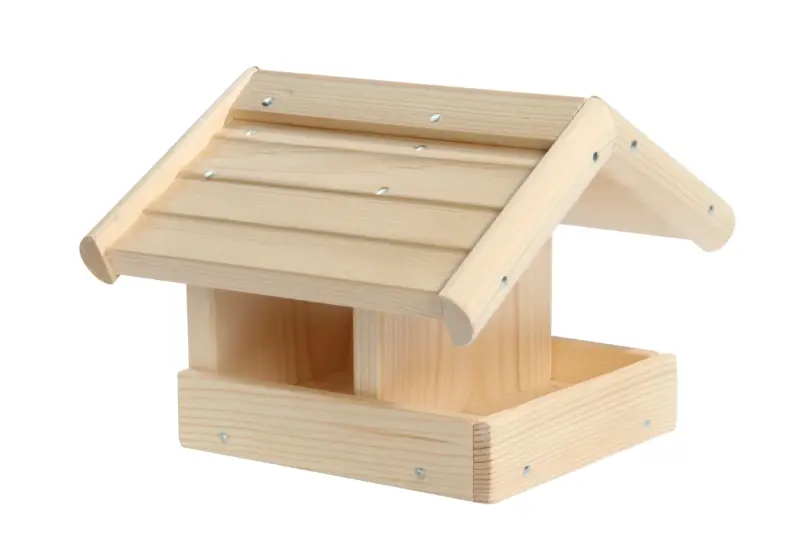 Fuglehus-byggesæt i massivt træ