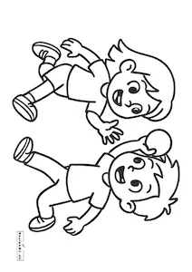 Tegning til Farvelægning for Børn