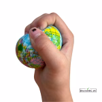 Stressbold Globus 6 cm til børn