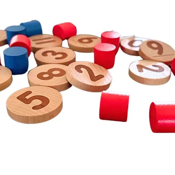 Brikker til 10 tal træner Matematik spil