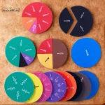 brøkcirkler til matematik