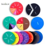 brøkcirkler til matematik