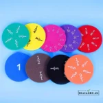 brøkcirkler til matematik, magnetiske brøkcirkler