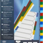 Faneblade til mapper og ringbind. A4 registerfaner.