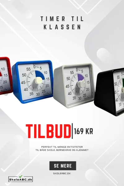 Timere og timeglas til undervisning
