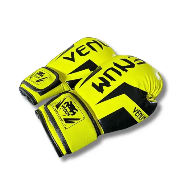 Boksehandsker til Børn 6oz i neongul - passer til børn fra 6-10 år