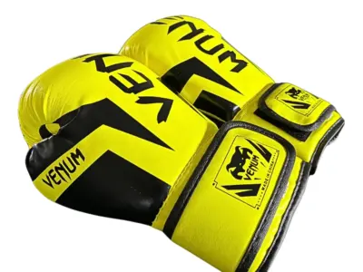 Boksehandsker til Børn 6oz i neongul - passer til børn fra 6-10 år