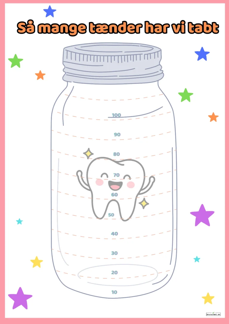Tabte tænder i skolen – plakat og æsker til tryg opbevaring