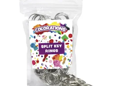 Nøgleringe Sæt på 144 stk