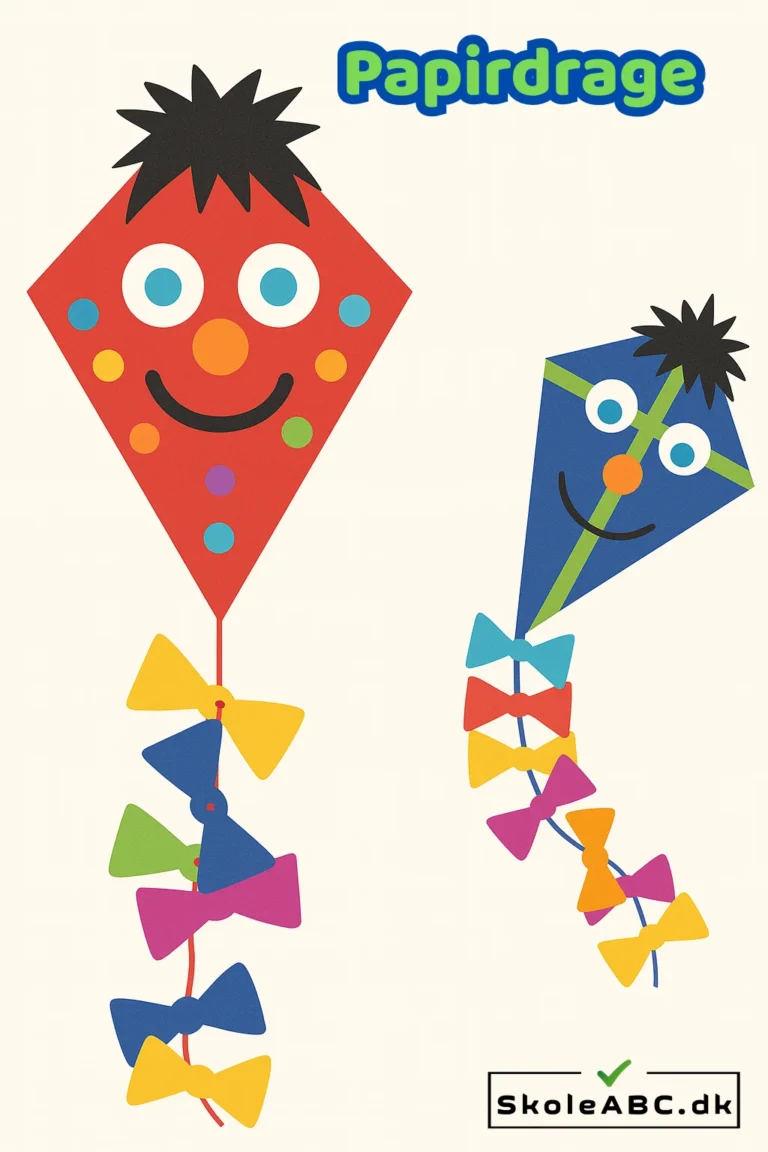 Papirdrage - Skabelon