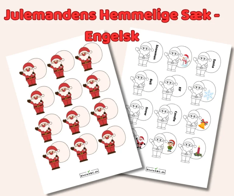 Julemandens Hemmelige Sæk – Engelsk